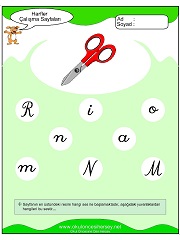 M Sesi Çalışma Sayfaları